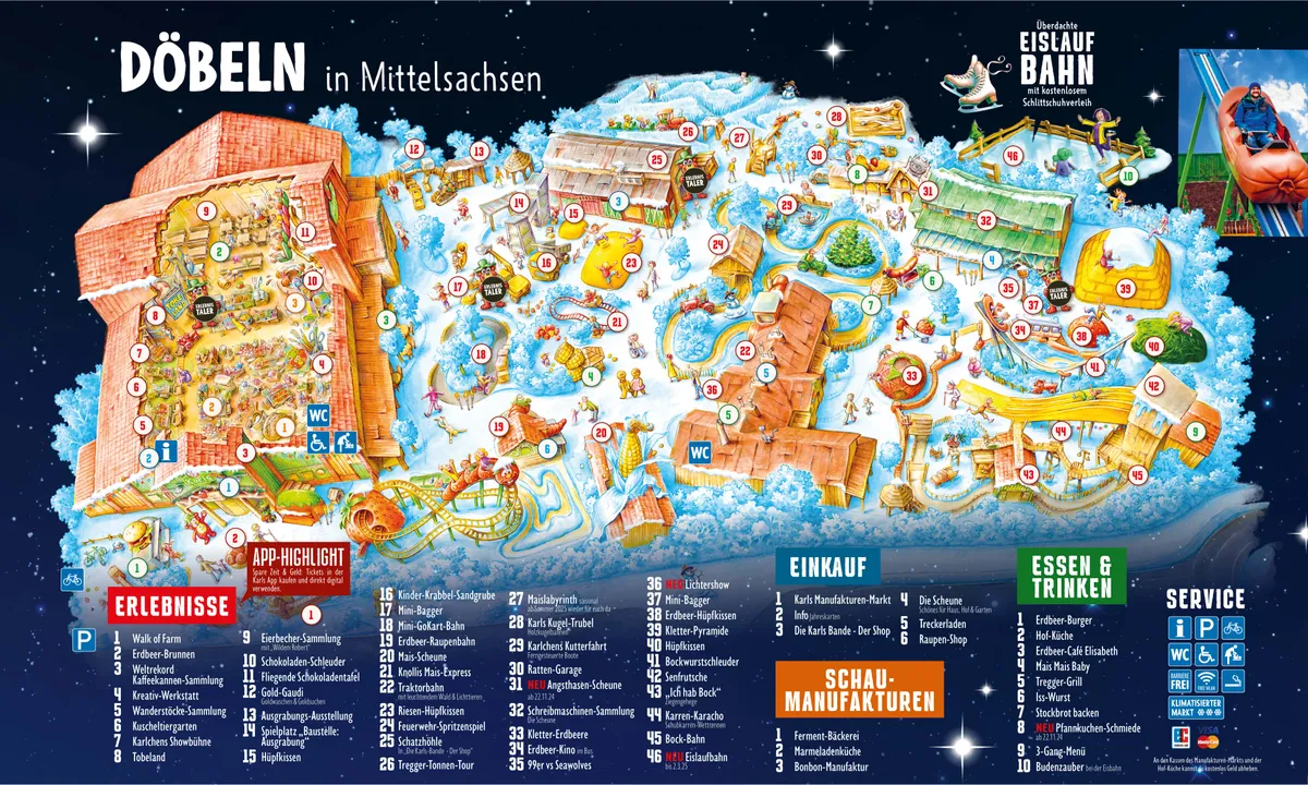 Dorfplan Döbeln Winter 2024