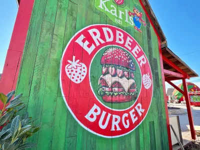 Erdbeer-Burger Essen und Trinken Döbeln