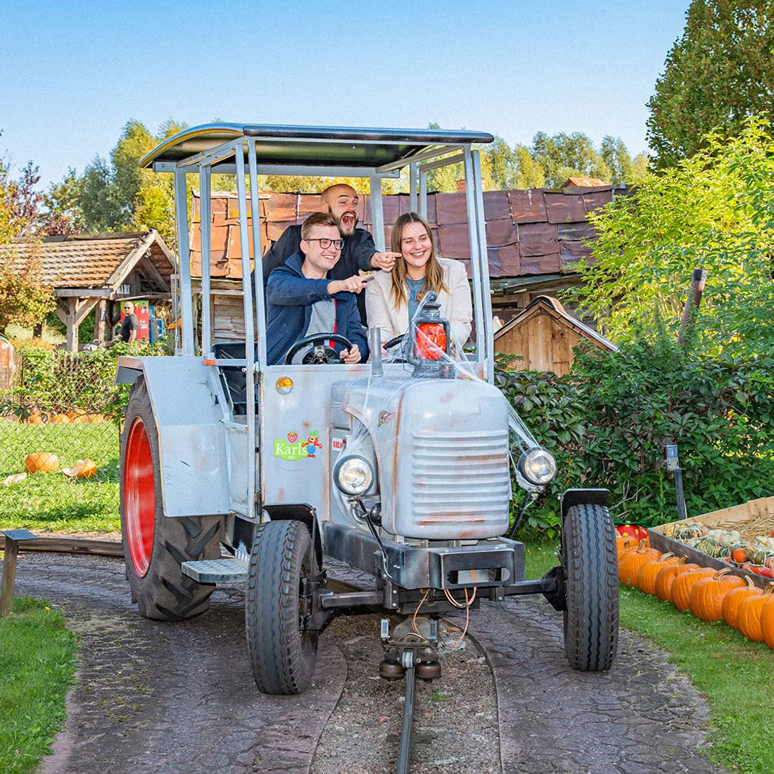 Traktorbahn Grusel Oktober