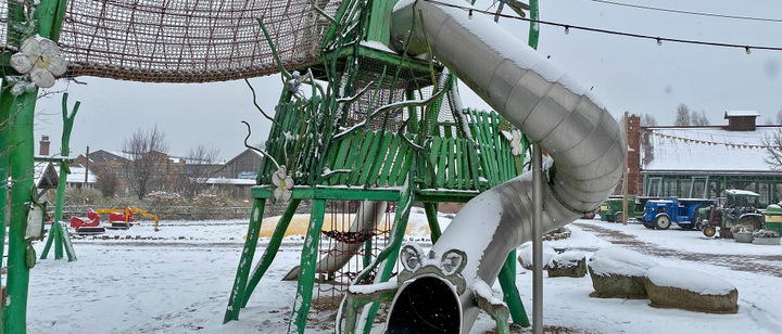 Spielplatz Feenwald Schnee