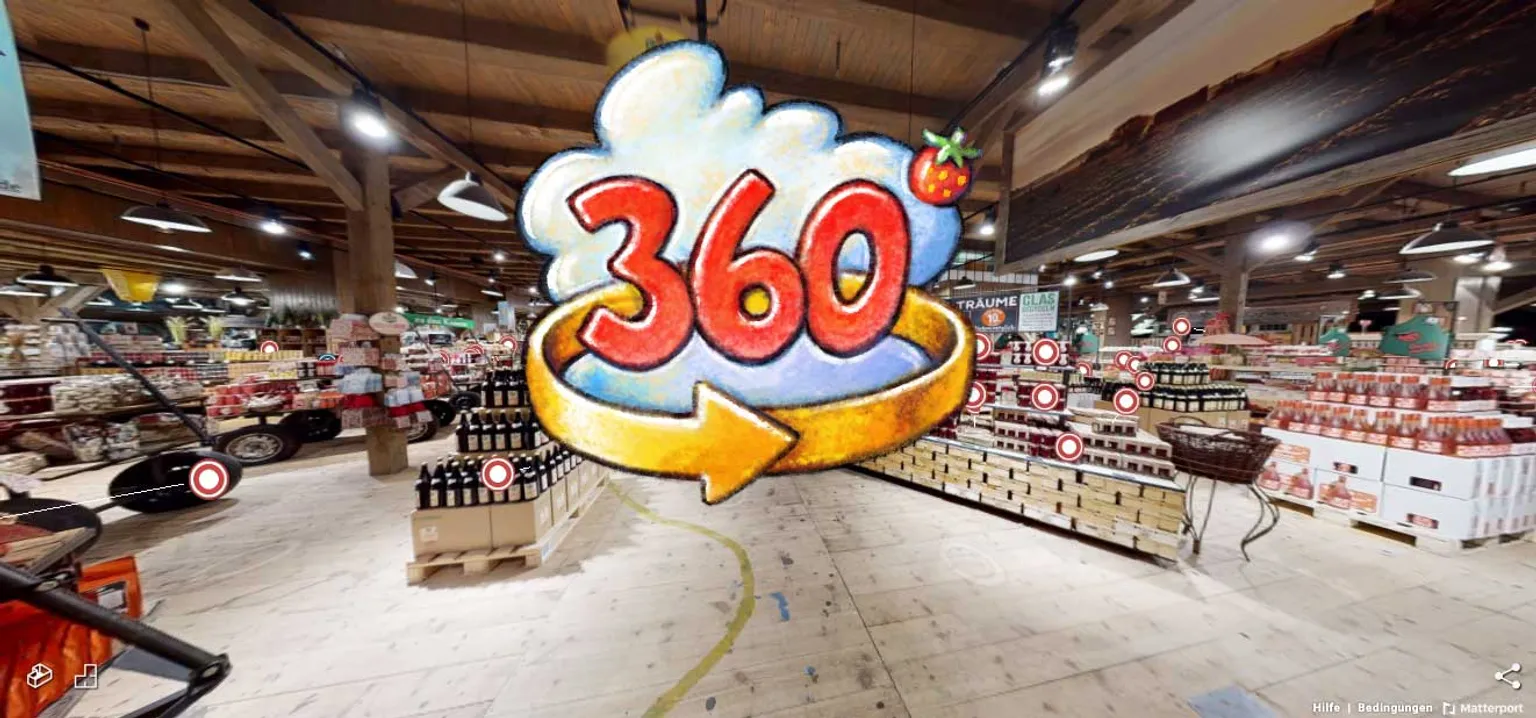 Matterport Manufakturenmarkt 360 Grad