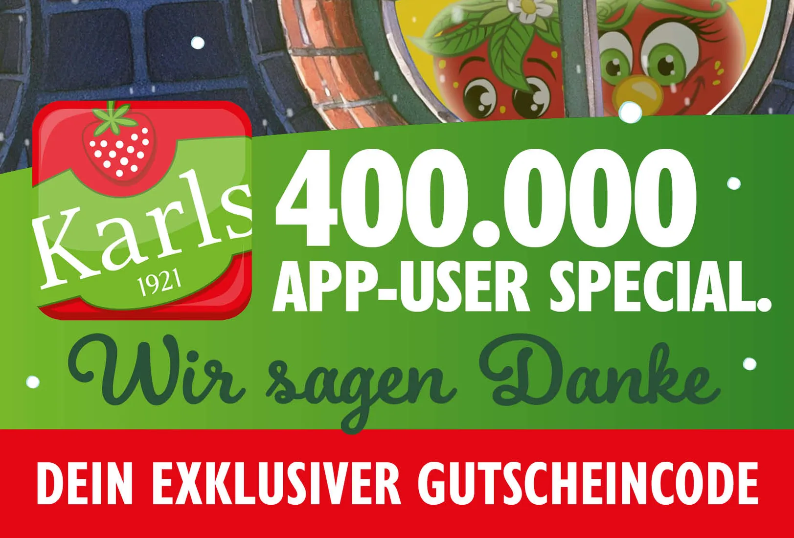 400000 APP User Danke AN